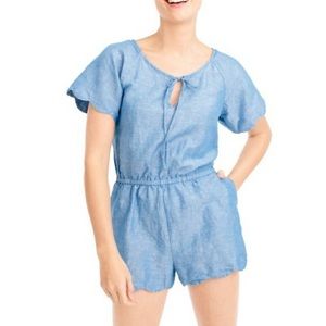 J. Crew womans linen romper